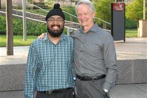 2015 Whitsett Fellow, Akaljot Singh, with Dr. Jeffrey Whitsett Image of 2015 Whitsett Fellow, Akaljot Singh, with Dr. Jeffrey Whitsett