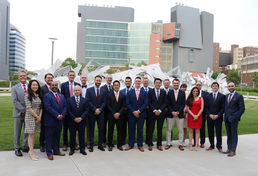 OMFS group photo 6-03-2023 Oral surgery residents and faculty
